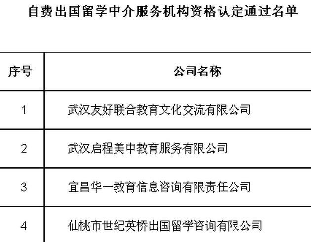 准备好留学咨询？湖北教育厅推出全国首份正规留学中介推荐名单